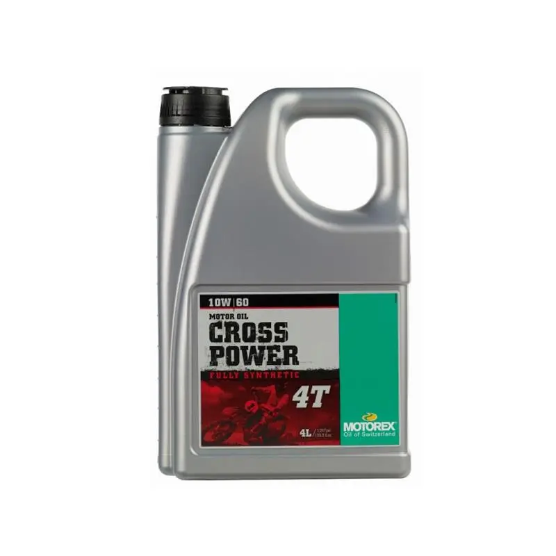 Aceite Cross Power 10w60 4T  4L Motorex .