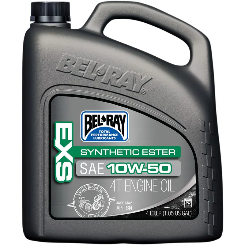 Aceite de Motor EXS Sintético Ester 10w50 4Litros Bel-Ray .