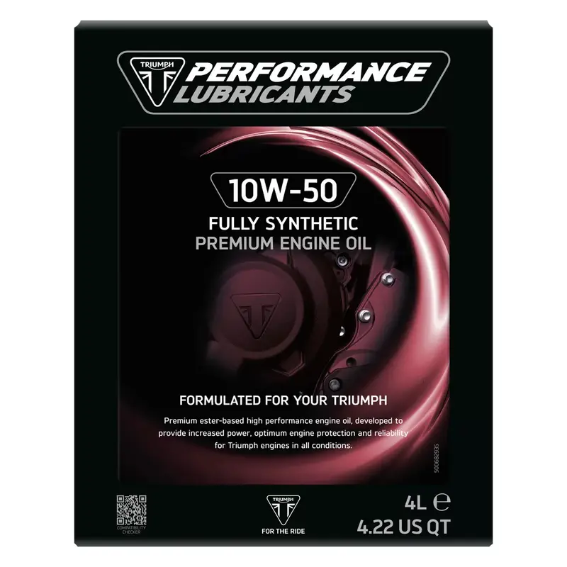 Aceite Lubricante Sintético 10W 50 4L Triumph .