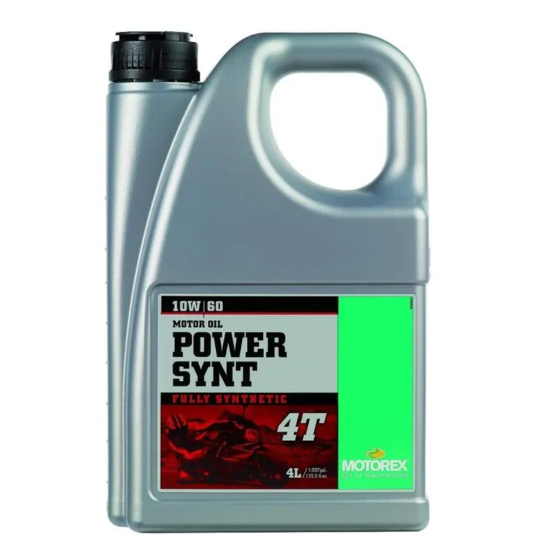 Aceite Power Synt 10w60 4T 4L Motorex .