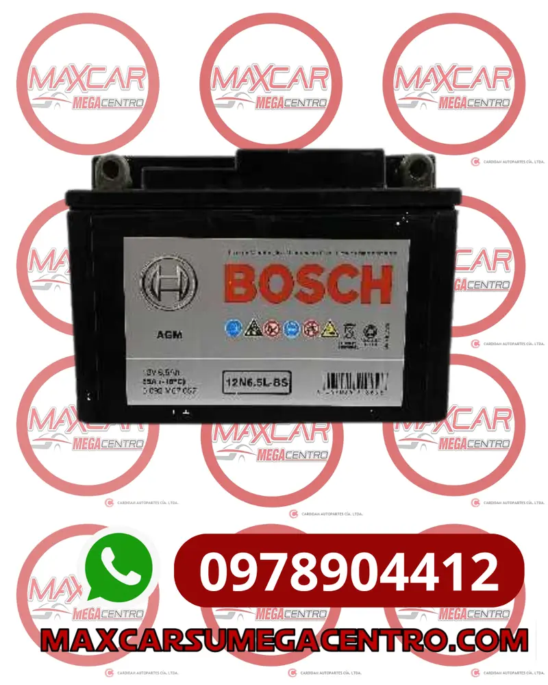 BAT.12BB6.5LB BOSCH BATERIA MOTO AGM