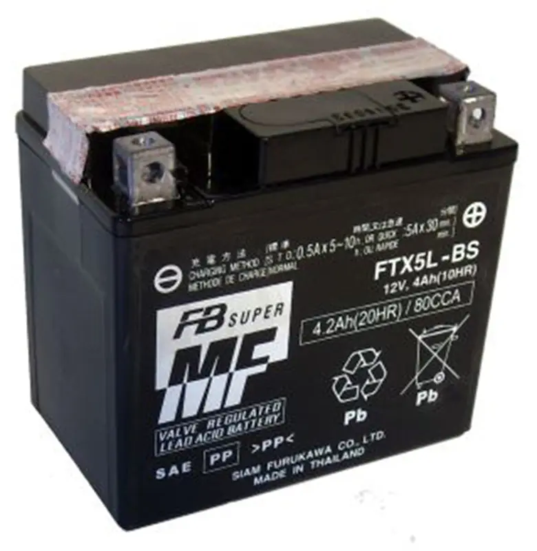 BATERÍA FURUKAWA FTX5L-BS SIN MANTENIMIENTO