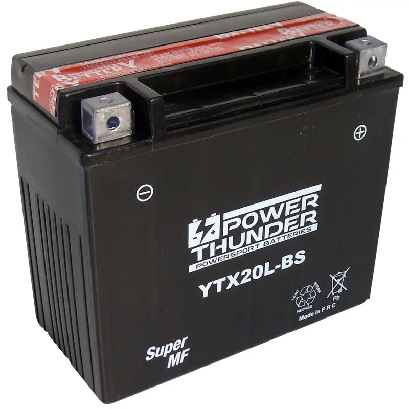 BATERÍA POWER THUNDER CTX20L-BS SIN MANTENIMIENTO