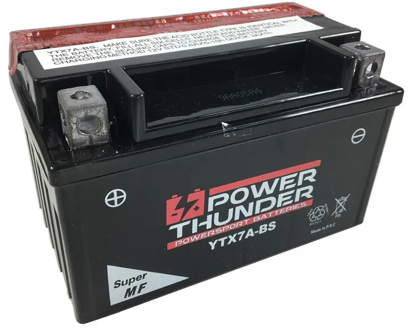 BATERÍA POWER THUNDER CTX7A-BS SIN MANTENIMIENTO