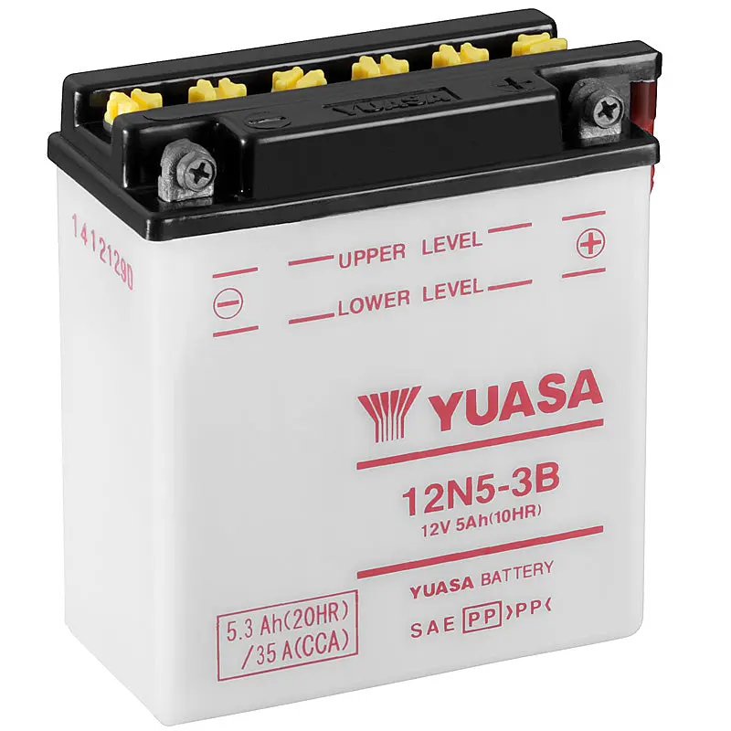 BATERÍA YUASA 12N5-3B COMBIPACK CONVENCIONAL