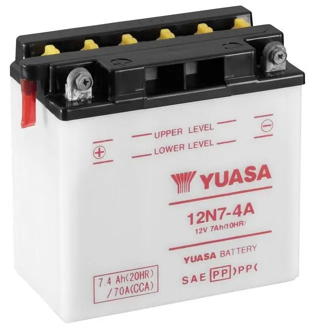 BATERÍA YUASA 12N7-4A COMBIPACK CONVENCIONAL