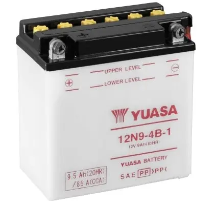BATERÍA YUASA 12N9-4B-1 COMBIPACK CONVENCIONAL