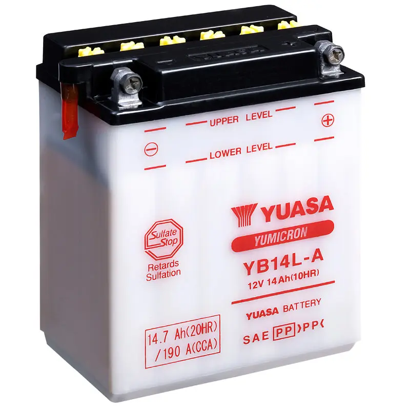 BATERÍA YUASA YB14L-A CONVENCIONAL