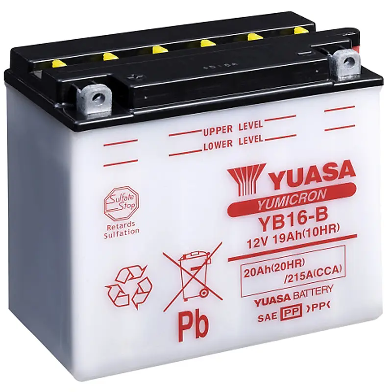 BATERÍA YUASA YB16-B COMBIPACK CONVENCIONAL
