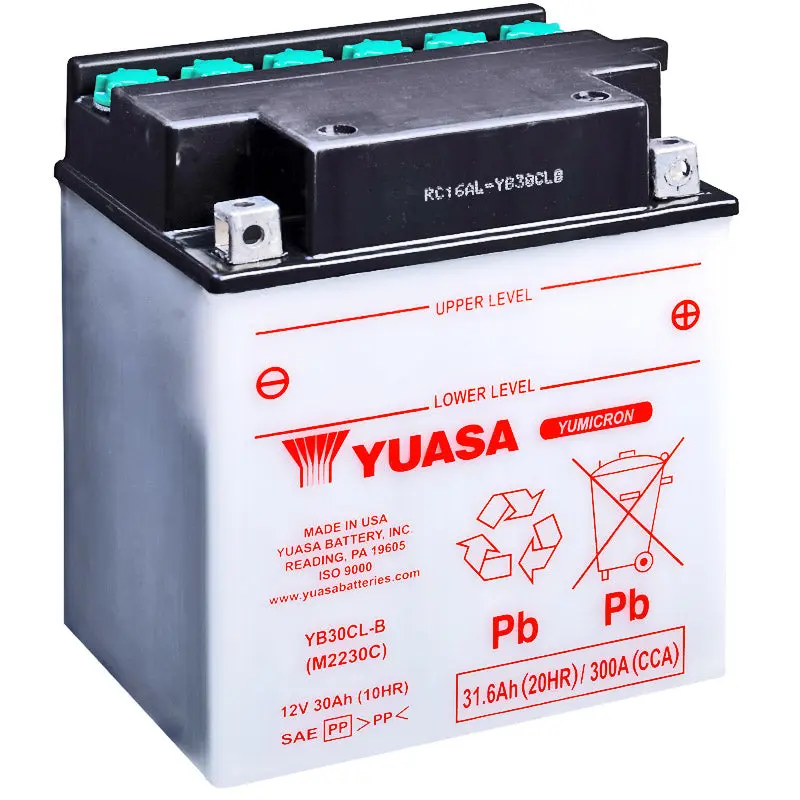 BATERÍA YUASA YB30CL-B CONVENCIONAL
