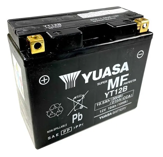 BATERÍA YUASA YT12B-WC PRECARGADA