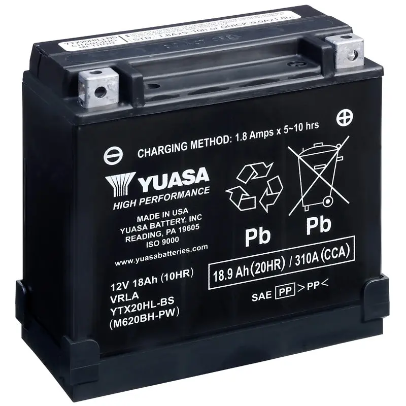 BATERÍA YUASA YTX20HL-BS-PW HIGH PERFORMANCE