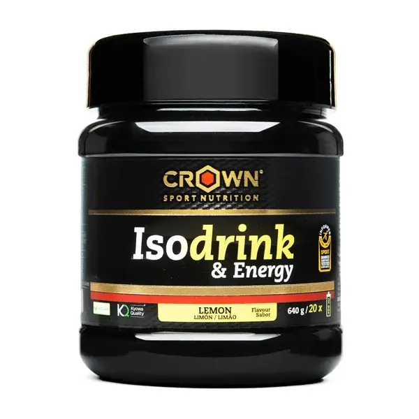 Bebida Isotónica Limón Bote 400ml Crown Vegan Pro Life .