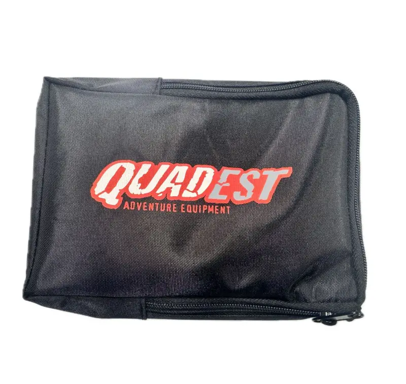 Bolsa Porta Documentos Negra y Roja Quadest .
