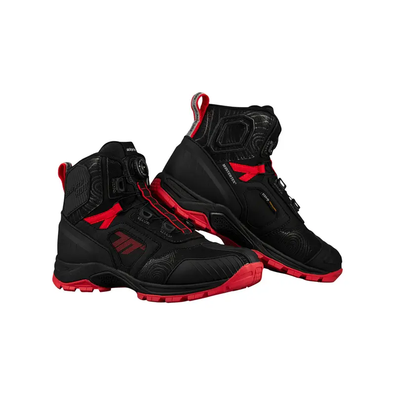 BOTA SD-BA7 STELVIO BAJA NEGRA/ROJA