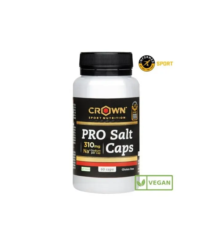 Bote 60 Cápsulas Sales Minerales Crown Vegan Pro Line .
