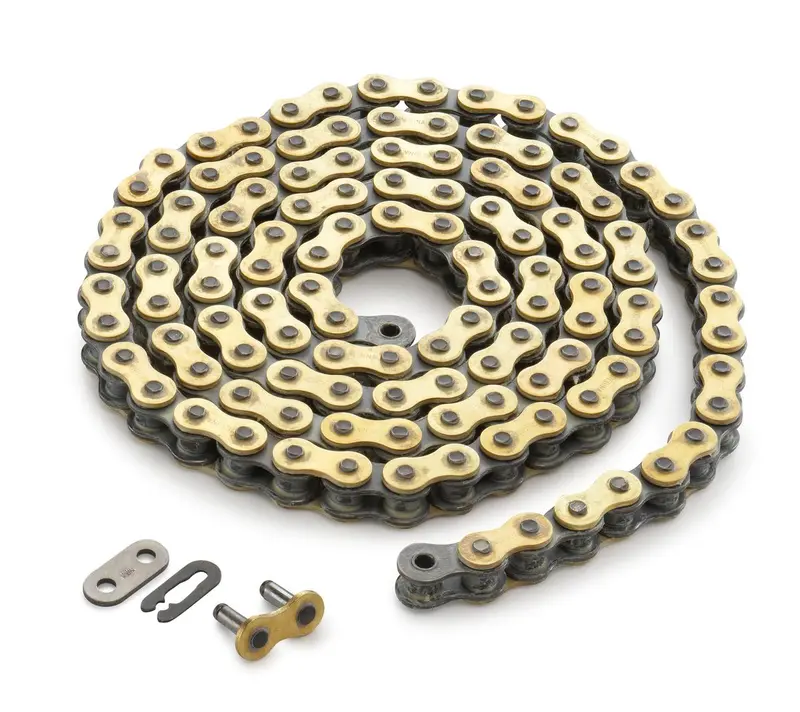 Cadena MX RACING Dorada Sin Retenes 118 Pasos 520 Husqvarna .