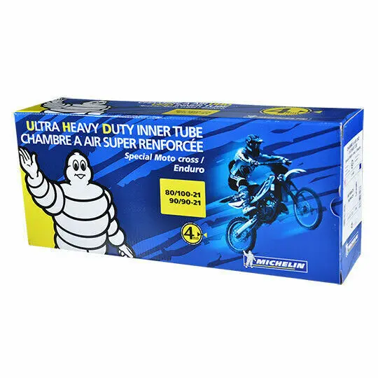 Cámara 80-90 Llanta 21 Super Reforzada 4mm Michelin .
