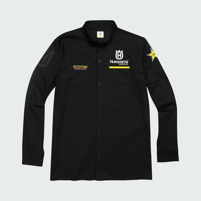 Camisa Hombre Estilo Rockstar Husqvarna