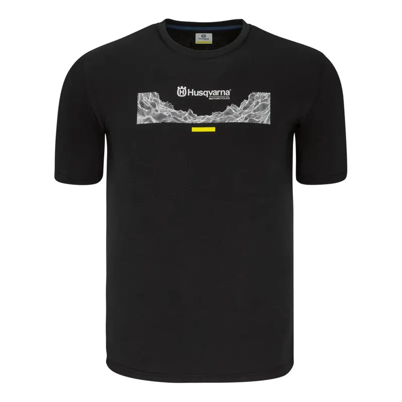 Camiseta Gotland Negra Husqvarna .