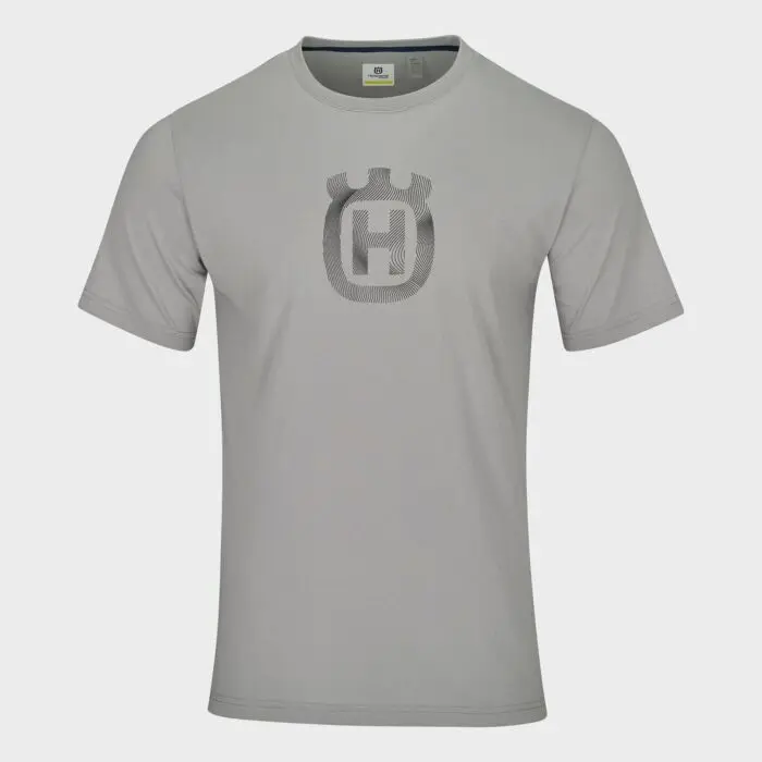 Camiseta Gris Horizon Hombre Husqvarna .