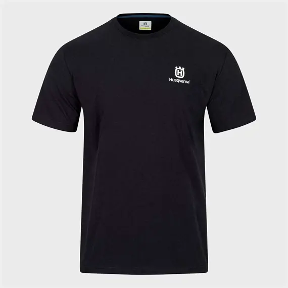 Camiseta Negra Dauntless Hombre Husqvarna .