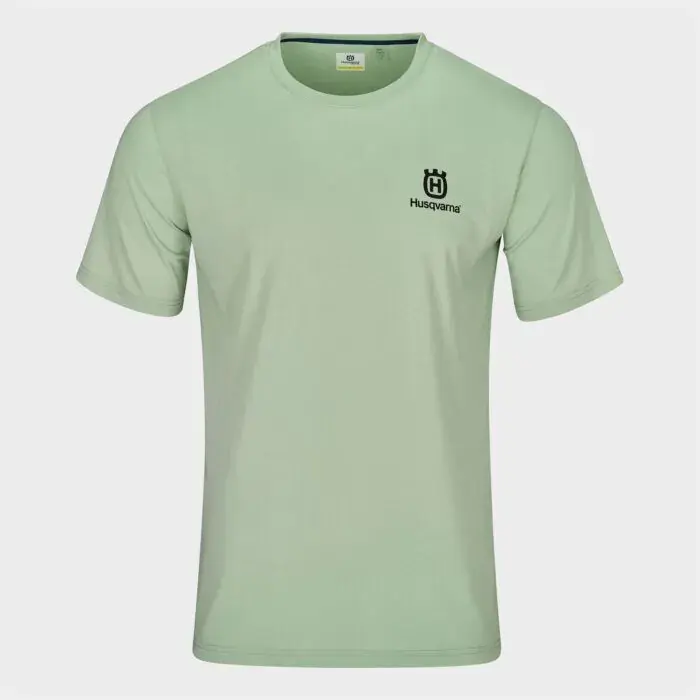 Camiseta Verde Narrative Hombre Husqvarna .