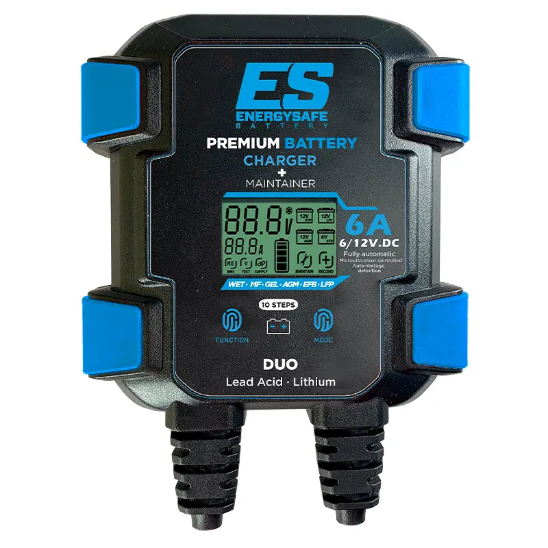 CARGADOR/MANTENEDOR ENERGYSAFE DUO PRO 6A