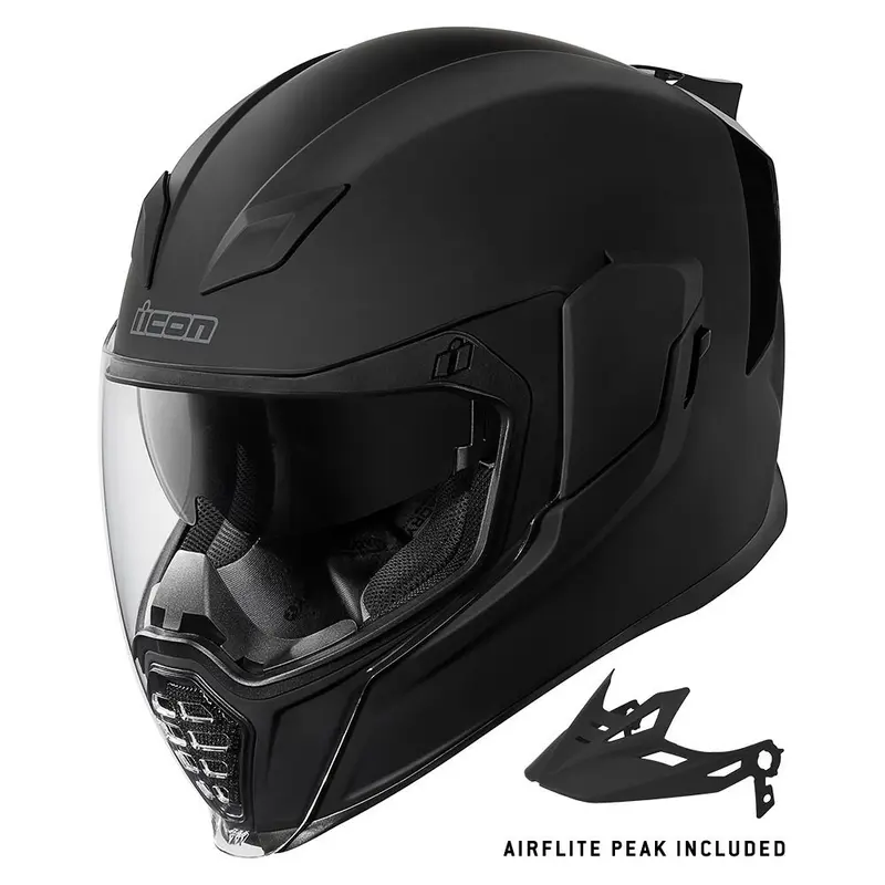 Casco Airflite Icon Negro .