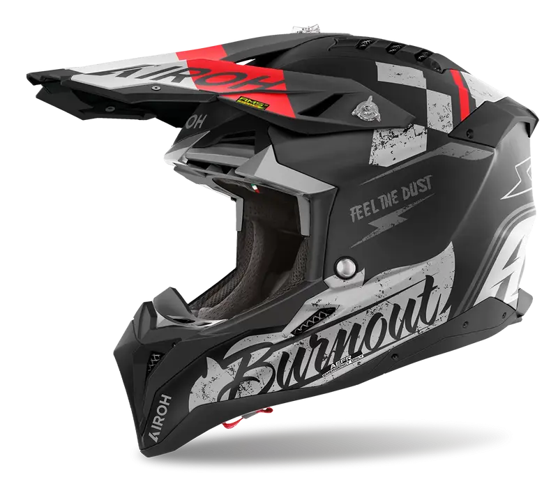 CASCO AIROH AVIATOR 3 BURNOUT MATT