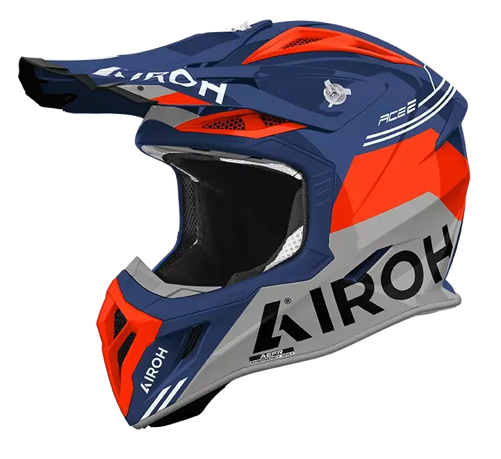 CASCO AIROH AVIATOR ACE 2 FURY CERULEAN GLOSS