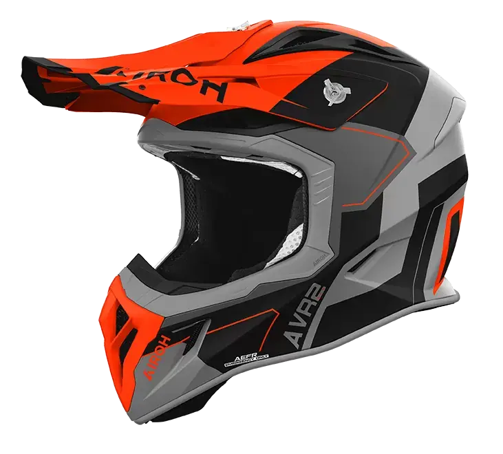 CASCO AIROH AVIATOR ACE 2 SHIELD ORANGE MATT