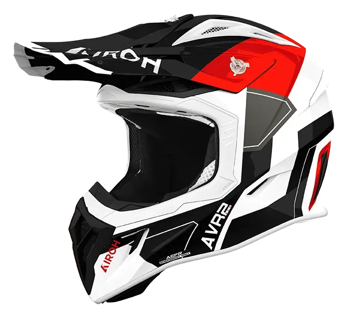 CASCO AIROH AVIATOR ACE 2 SHIELD RED GLOSS