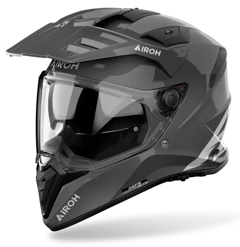 CASCO AIROH BANDIT COLOR DARK GREY GLOSS