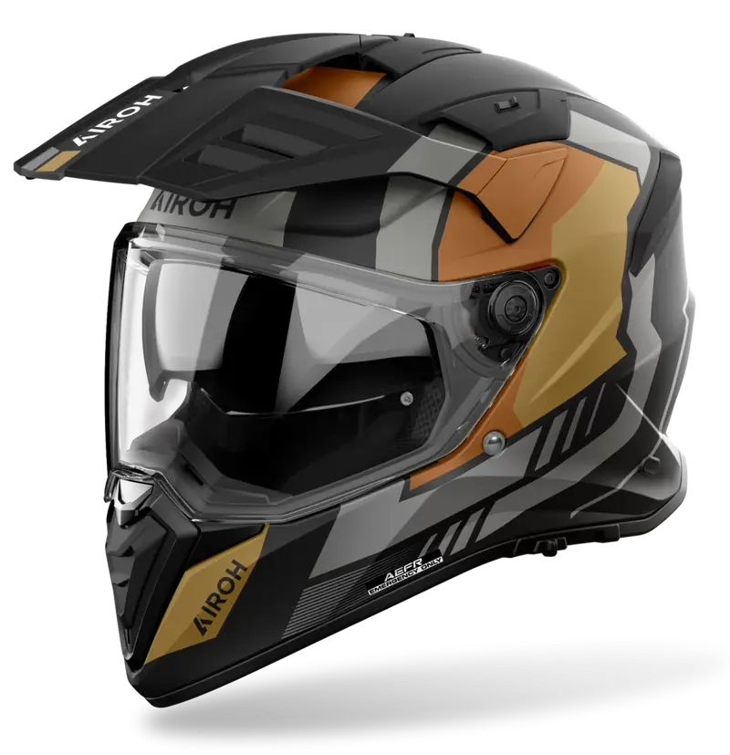 CASCO AIROH BANDIT HORN GOLD MATT