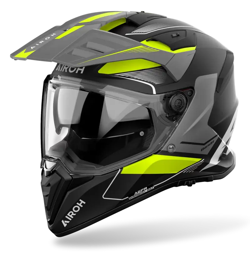 CASCO AIROH BANDIT TUNE YELLOW MATT