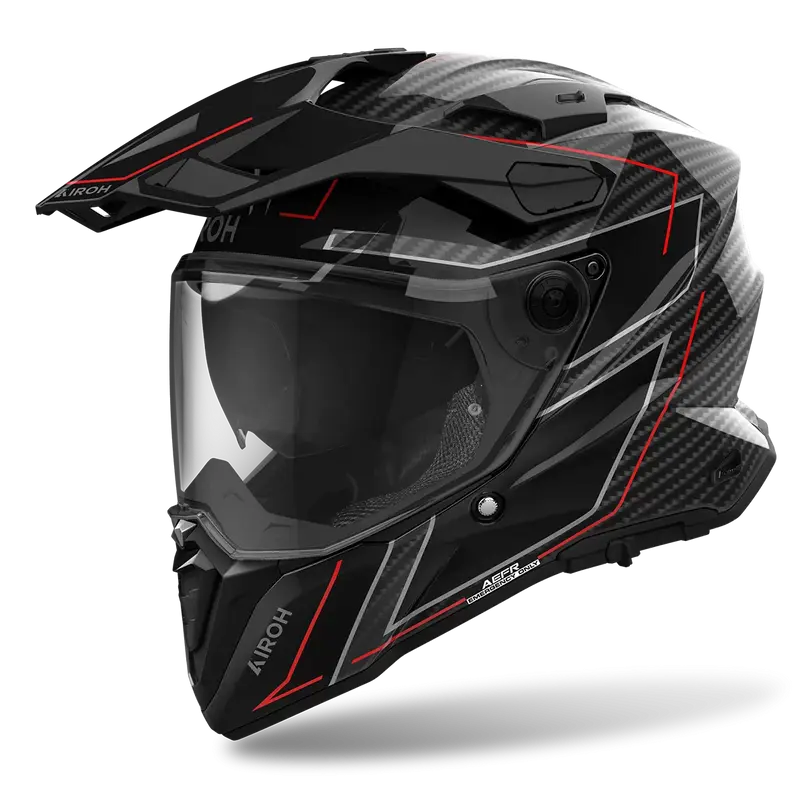 CASCO AIROH COMMANDER 2 CARBON STYLISH GLOSS