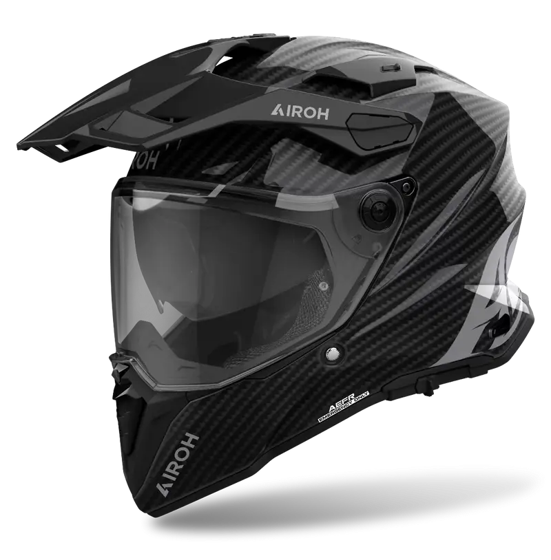CASCO AIROH COMMANDER 2 FULL CARBON GLOSS