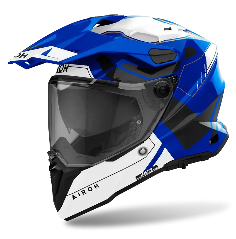 CASCO AIROH COMMANDER 2 REVEAL BLUE GLOSS