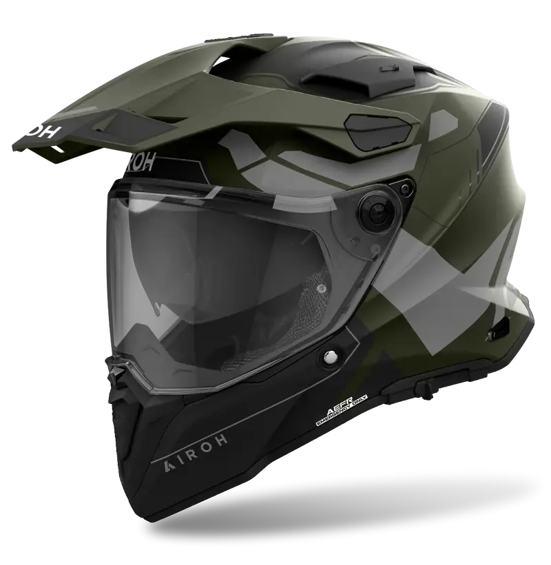 CASCO AIROH COMMANDER 2 REVEAL MILITARY GREEN