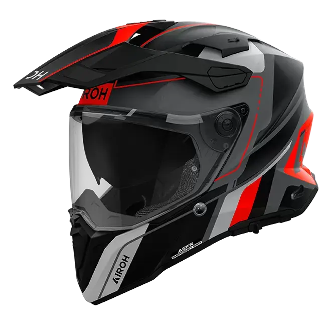 CASCO AIROH COMMANDER 2 SKIP ORANGE MATT