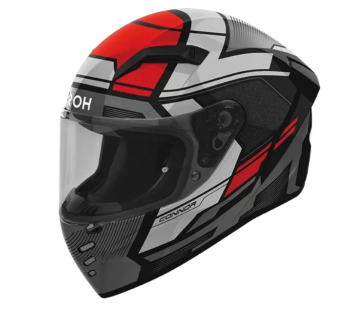CASCO AIROH CONNOR EGO RED GLOSS