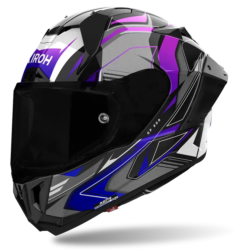 CASCO AIROH GP800 MUST BLUE GLOSS