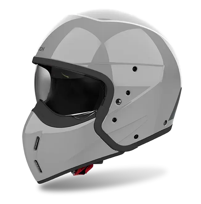 CASCO AIROH J110 COLOR CEMENT GREY GLOSS