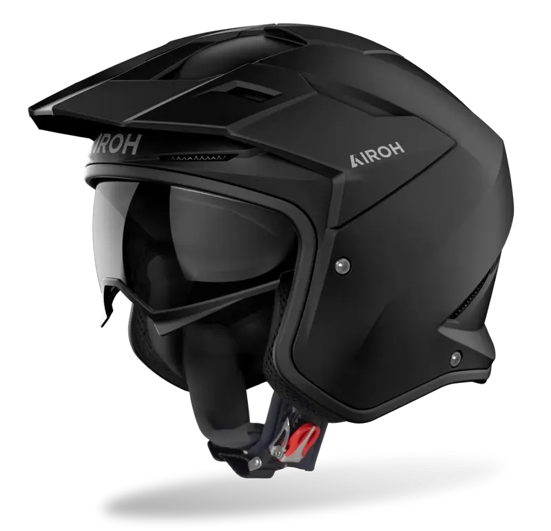 CASCO AIROH KOMBAT COLOR BLACK MATT