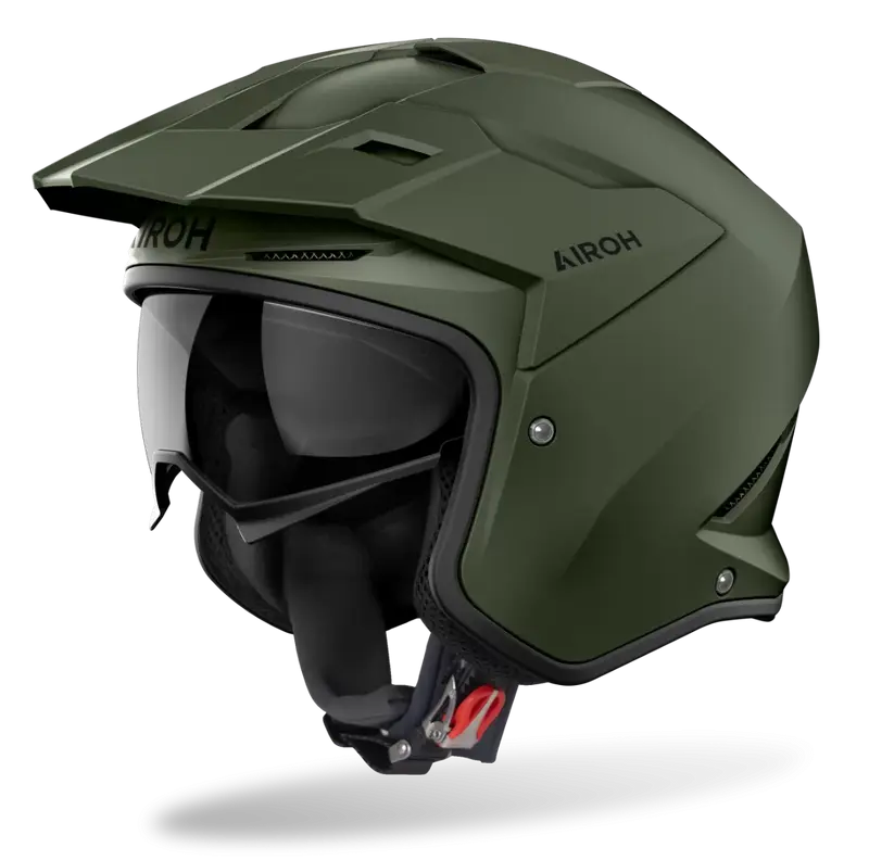 CASCO AIROH KOMBAT COLOR MILITARY GREEN MATT