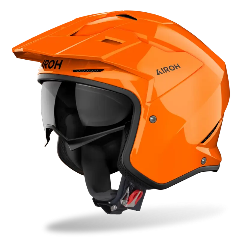 CASCO AIROH KOMBAT COLOR ORANGE GLOSS