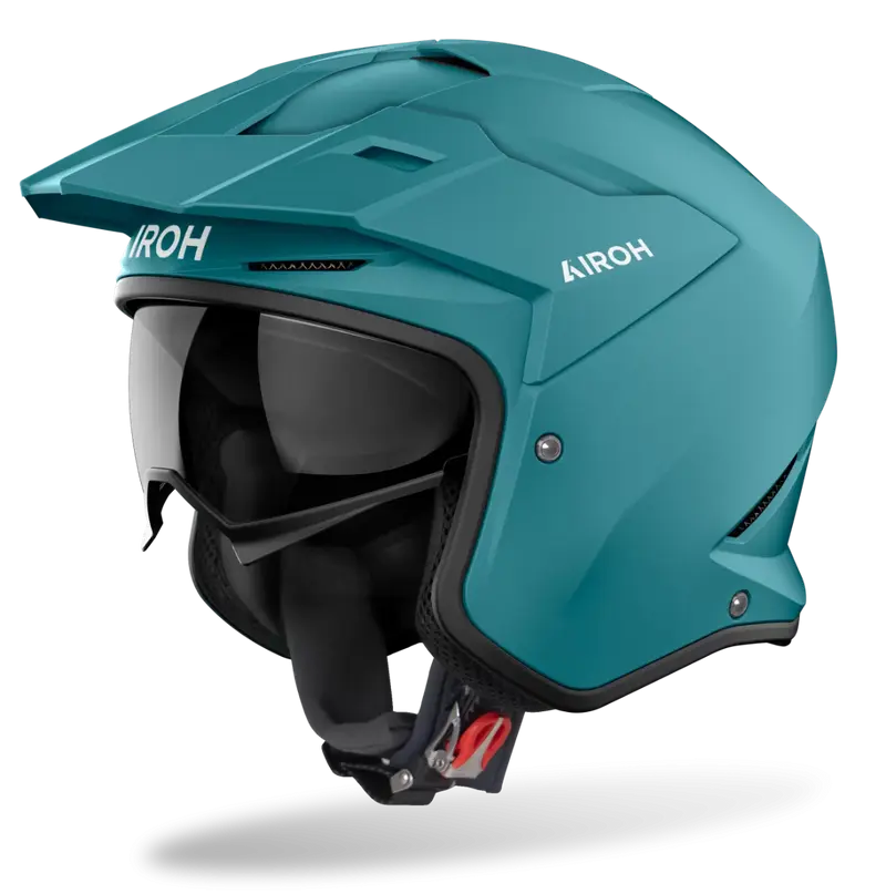 CASCO AIROH KOMBAT COLOR PETROL GREEN MATT