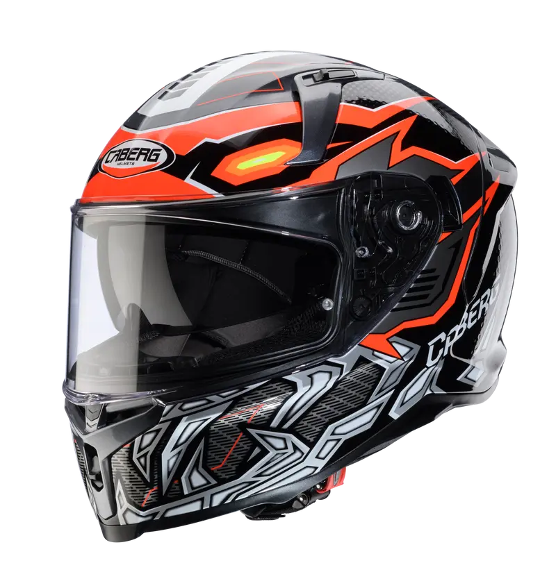 CASCO CABERG AVALON X GURKHA BLACK/ORANGE FLUO
