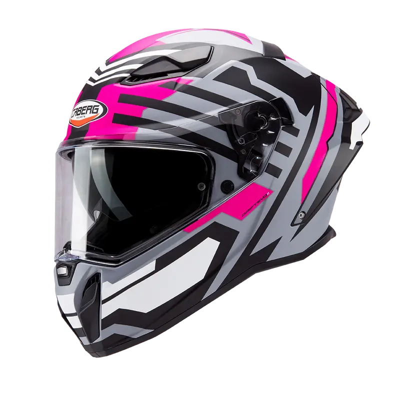 CASCO CABERG DRIFT EVO II HORIZON MATT GREY/BLACK/FUCHSIA